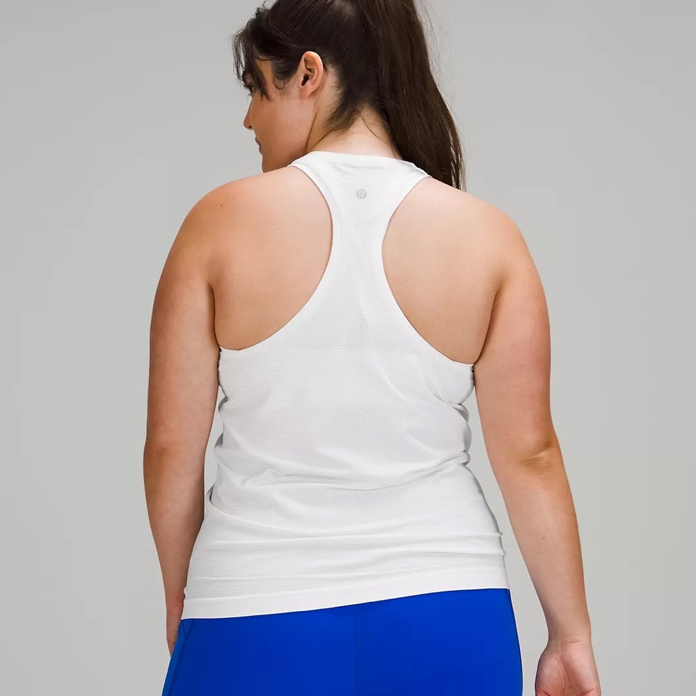 White Lululemon Swiftly Tech Racerback Tank